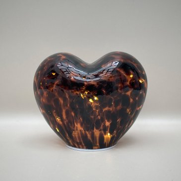 Lampe LED coeur motif léopard ambre décor intérieur original (image 2)