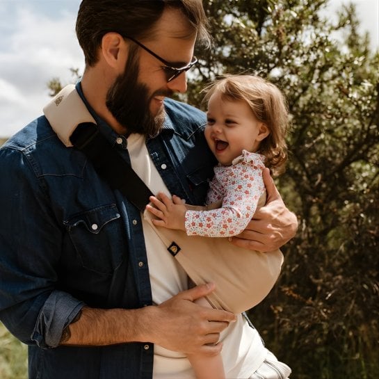 Porte-Bébé Wildride - Portage Confortable & Ergonomique | Sangle Ajustable - Enfant de 9 Mois à 4 Ans