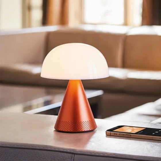 Lampe audio Bluetooth design - Lexon Mina L Audio - Enceinte portable rechargeable sans fil