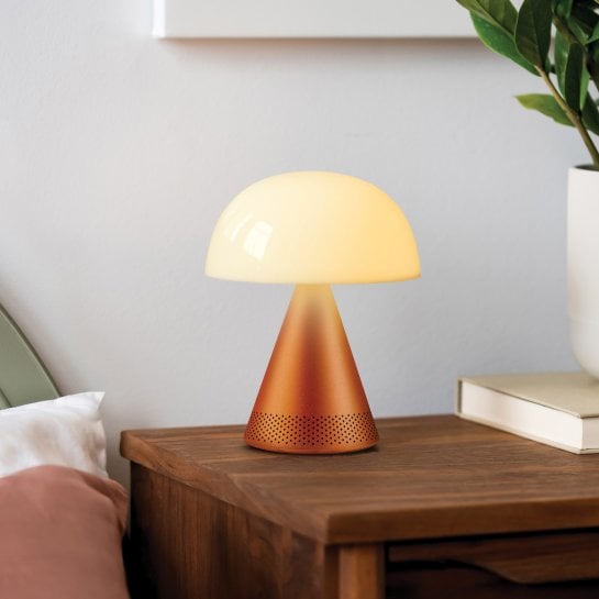 Lampe audio Bluetooth design - Lexon Mina L Audio - Enceinte portable rechargeable sans fil