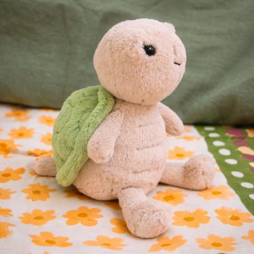 Thimble Turtle Jellycat - peluche tortue kawaii originale (image 2)
