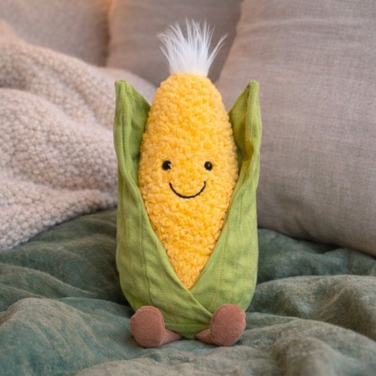 Peluche Jellycat Amuseables Sweetcorn - épi de maïs doux en peluche