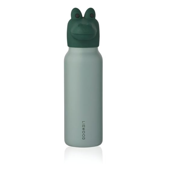 Gourde isotherme enfant 350 ml avec paille - Design animaux ludiques - Liewood