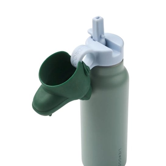 Gourde isotherme enfant 350 ml avec paille - Design animaux ludiques - Liewood