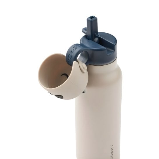 Gourde isotherme enfant 350 ml avec paille - Design animaux ludiques - Liewood