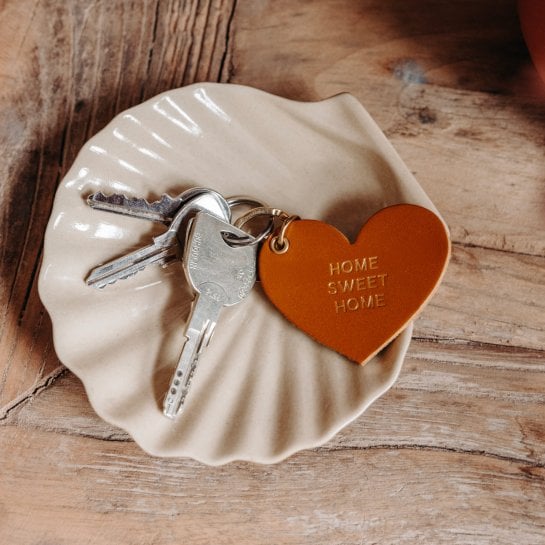 Porte-clés cœur - Idée cadeau Saint valentin et cadeau couple - Fabriqué en France