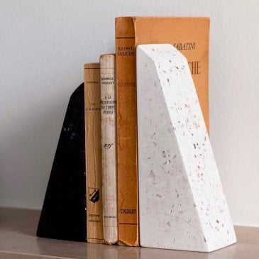 Serre-livres coquillages recyclés objet déco durable made in France