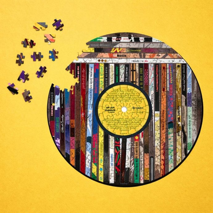 Puzzle hip hop vinyle