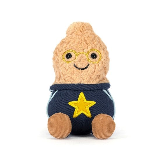 Peluche Jellycat cacahuète Amuseables Étoile Outfit - Idée cadeau enfant peluche originale