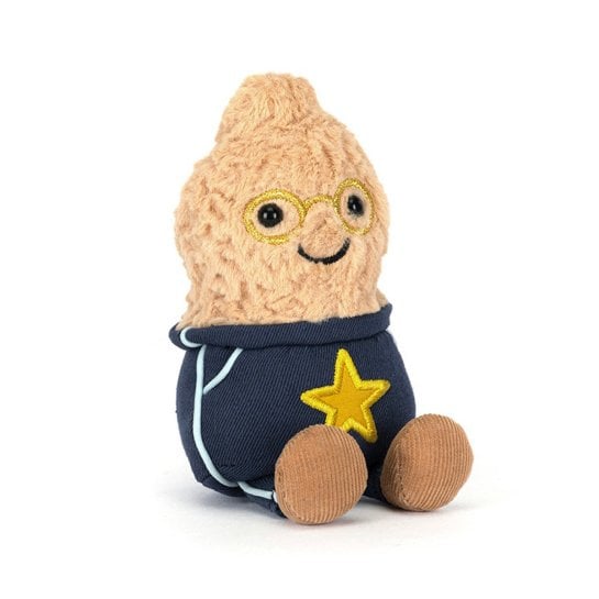 Peluche Jellycat cacahuète Amuseables Étoile Outfit - Idée cadeau enfant peluche originale