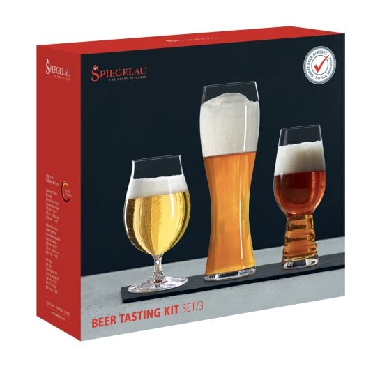 Coffret 3 verres à bières - Dégustation de bières - Révèle arômes et saveurs - Spiegelau Beer Classics