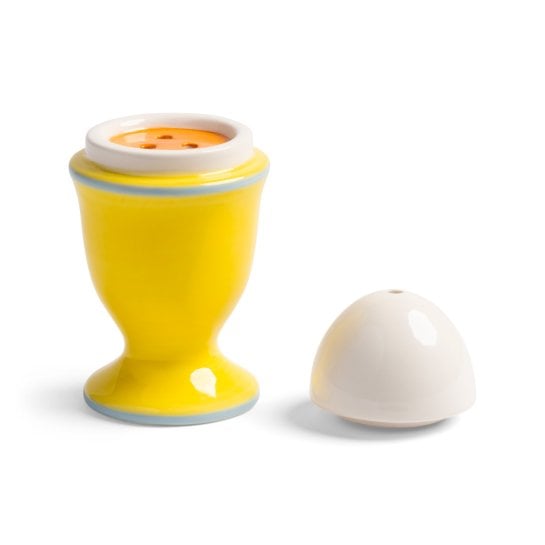 set saliere poivriere oeuf jaune design &Klevering