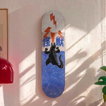 Skateboard décoratif Thunder Kaiju - Edition limitée