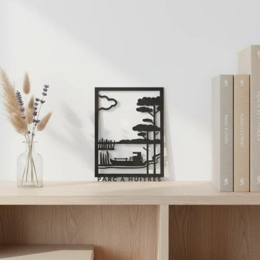 Tableau bois artisanal France - décoration murale - idée cadeau déco (image 2)