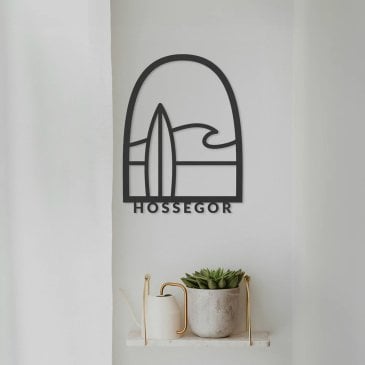 Tableau décoratif en bois Hossegor