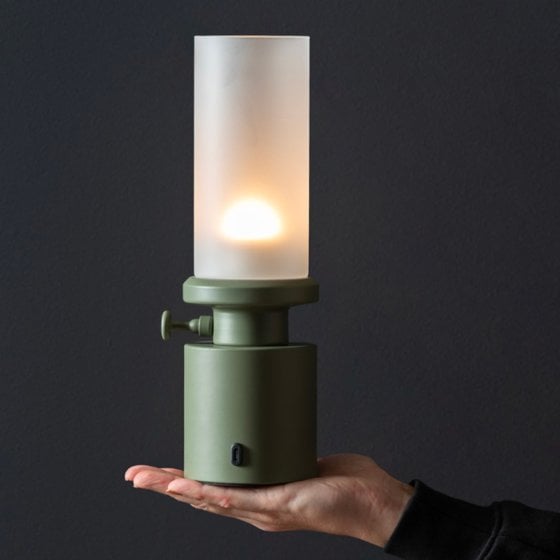 Lampe de table LED portable Leitmotiv Camp - Lampe design sans fil - Lampe intérieur et extérieur