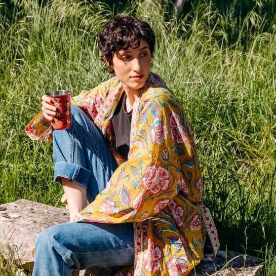 Kimono femme style paréo - vêtement léger plage