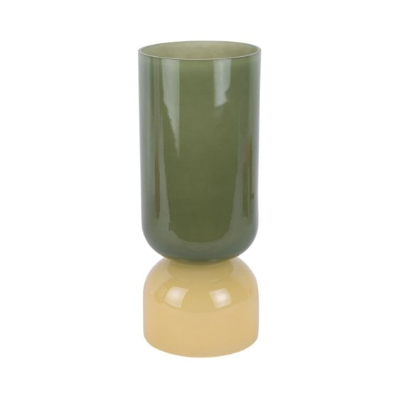 Vase design en verre coloré grand format - Vase décoratif moderne intérieur - Idée décoration intérieure