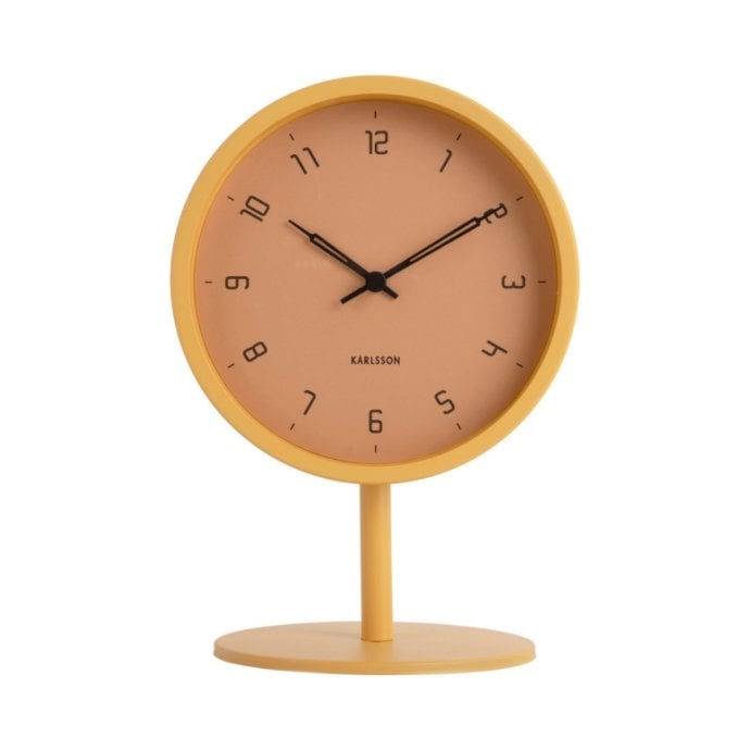 Horloge de table design moderne - Réveil silencieux décoratif - Idée déco intérieure moderne