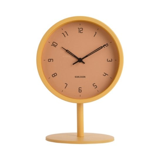 Horloge de table design moderne - Réveil silencieux décoratif - Idée déco intérieure moderne