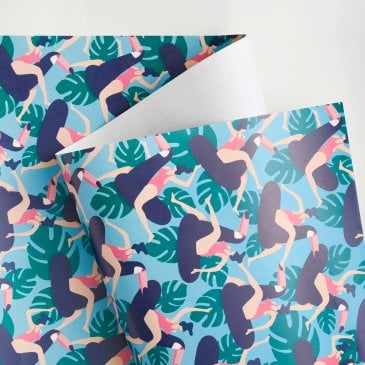 Rouleau papier cadeau - Rodéo toucan