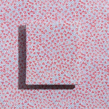 Rouleau papier cadeau - Déluge de cœur Image 44954