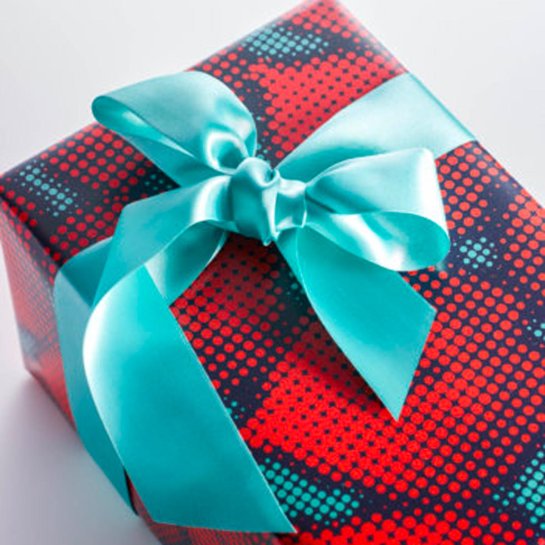Papier cadeau Pop Art pétales - Rouleau papiper cadeau floral design - éco-responsable made in France