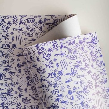 Rouleau papier cadeau - Jardin brésilien