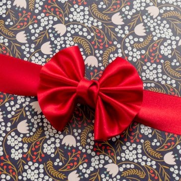 Ruban cadeau satin - Rouge (2,5 m x 2,5 cm)