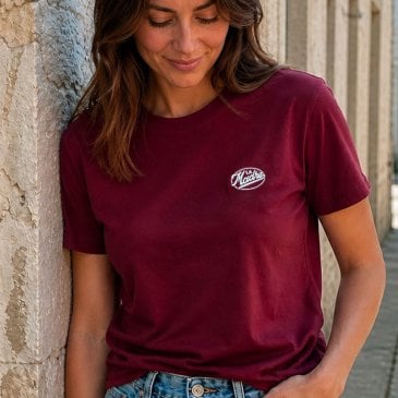 T-shirt La Madre écusson - Bordeaux