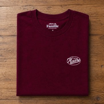 T-shirt La Madre écusson - Bordeaux (image 2)
