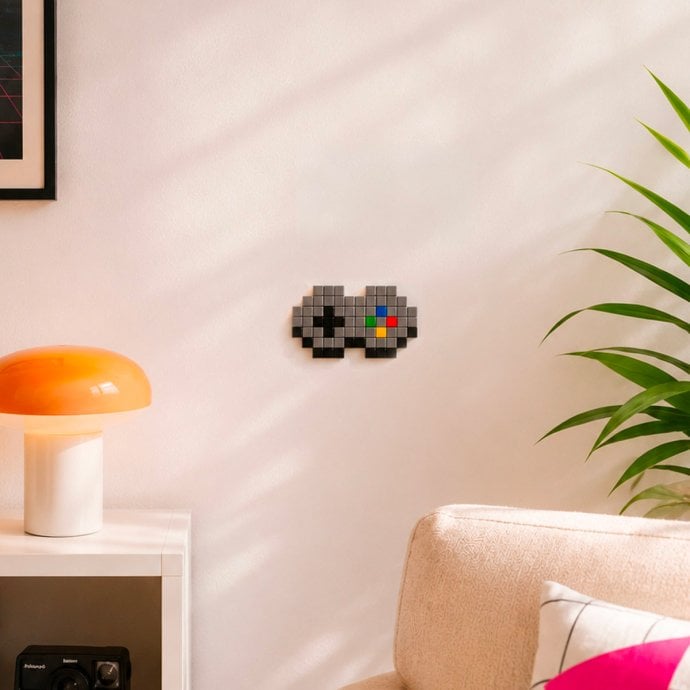 Kit DIY mosaïque manette retro - Coffret créatif - Idée cadeau DIY originale et activité manuelle