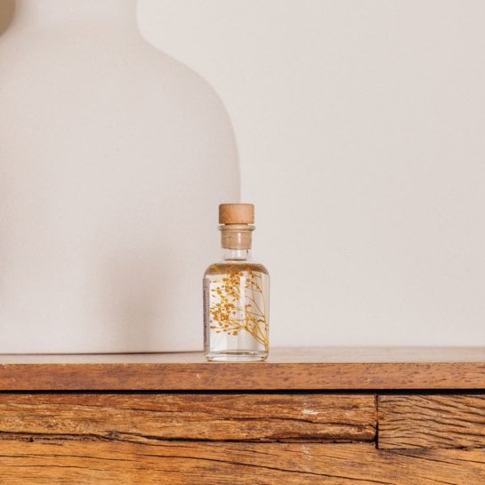 Plantes immergées en bouteille - Herbarium décoratifs fait en France - Idée cadeau femme