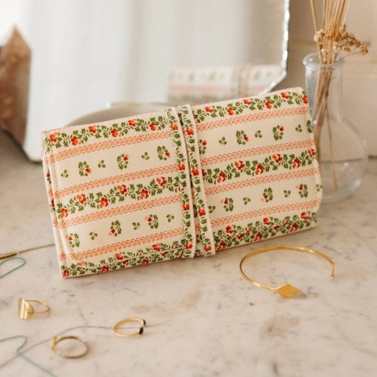 Pochettes à bijoux  motifs fleurs - Les Raffineurs