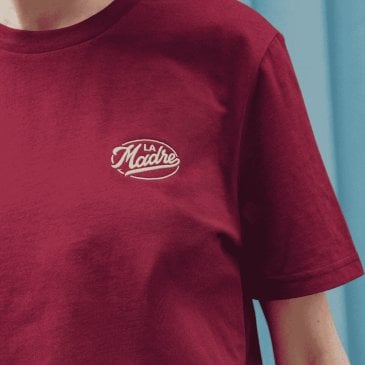 T-shirt La Madre écusson - Bordeaux