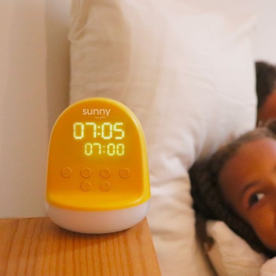 Réveil enfant Sunny - Réveil enfant lumineux et apaisant - Équipement pour la nuit et la chambre