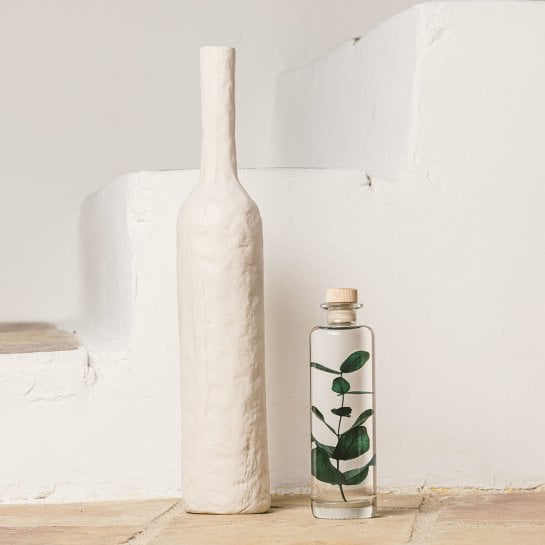 Plantes immergées en bouteille - Herbarium décoratifs fait en France - Idée cadeau femme