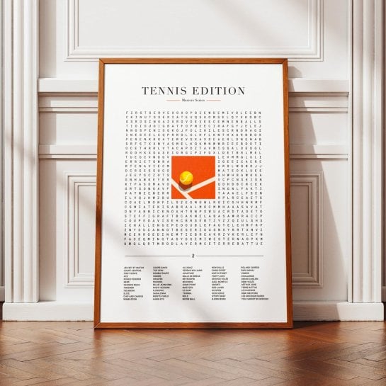 Affiche tennis vintage