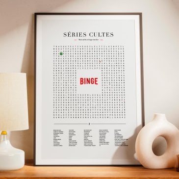 Affiche series cultes