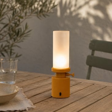 Lampe de table extérieur sans fil design rétro