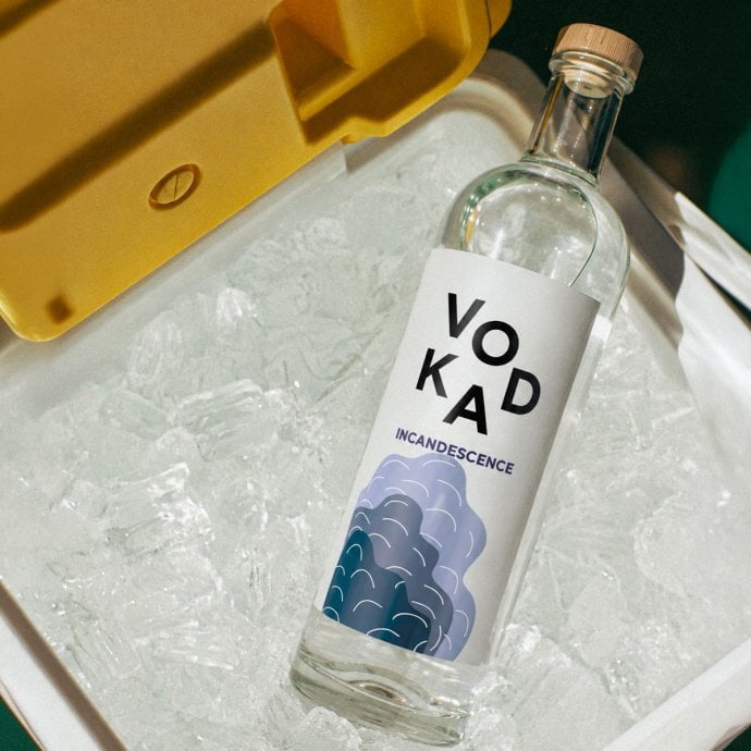 Vodka bio Incandescence made In France - Distillerie Bonvalet - 70cl - Vodka vinique Champagne 40%