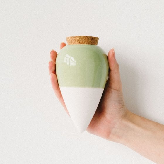 Réservoir d’eau naturel Pépin – Olla en céramique microporeuse, arrosage autonome et économe pour plantes