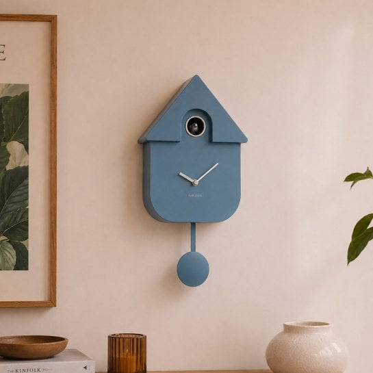 Horloge murale à coucou design Karlsson - Pendule moderne originale - Décoration intérieure originale
