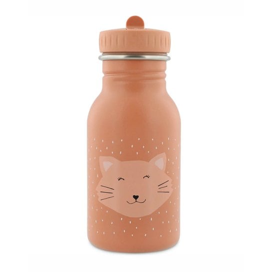 Gourde inox Trixie 350 ml - Animaux rigolos - Gourde pour enfant - Légère et durable, sans BPA
