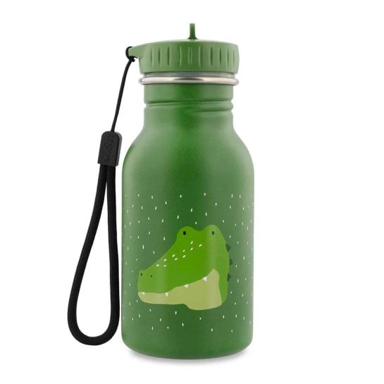 Gourde inox Trixie 350 ml - Animaux rigolos - Gourde pour enfant - Légère et durable, sans BPA