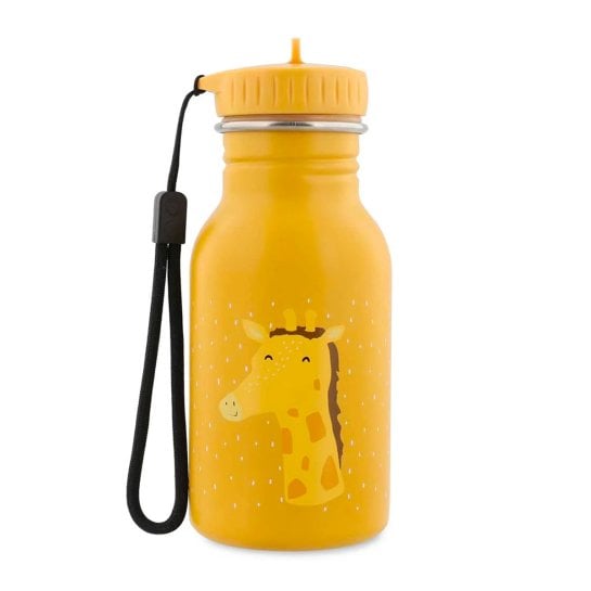 Gourde inox Trixie 350 ml - Animaux rigolos - Gourde pour enfant - Légère et durable, sans BPA