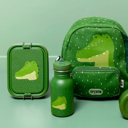 Boîte repas enfant Trixie Alligator parfait dans un sac d’école