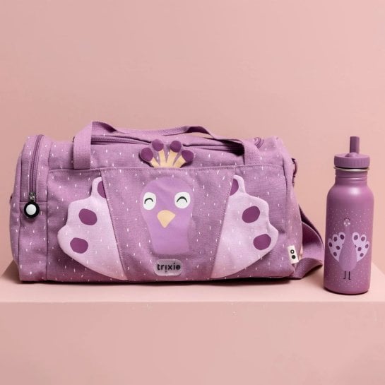 Sac de sport enfant dinosaure Trixie Paon