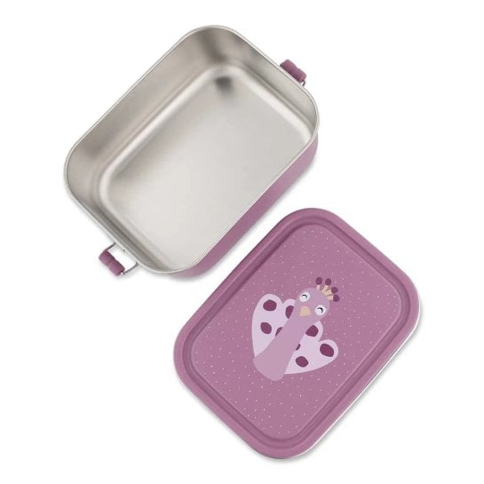 Lunch box animaux Trixie - Equipement repas pour enfant - Lunch box en metal avec dessin d'animaux