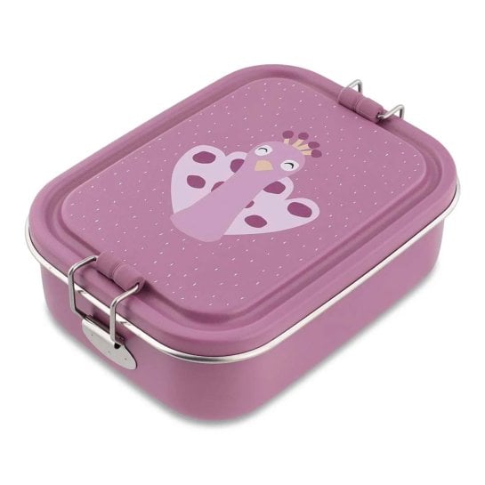Lunchbox pour enfant Paon coloré et pratique